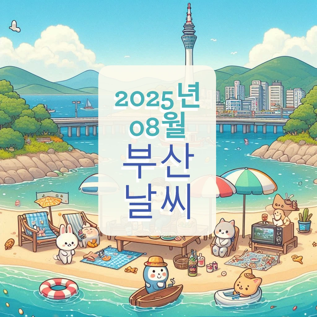 부산의 2025년 여름, 과연 어떨까? (2024년 날씨 데이터 기반 전망)